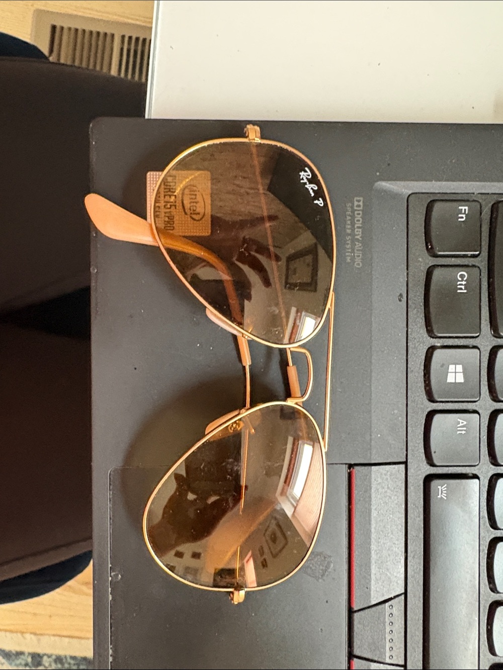 Ray-Ban Aviator Sunglasses - Gold Frame with Brown Lenses
